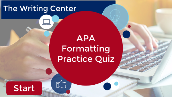 APA Formatting Practice Quiz