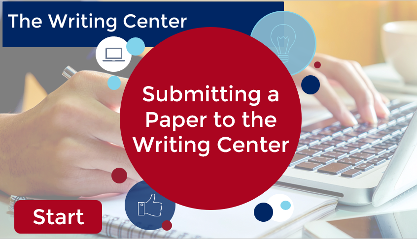 Submitting a paper to the Writing Center