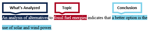 Sample Analytical Thesis